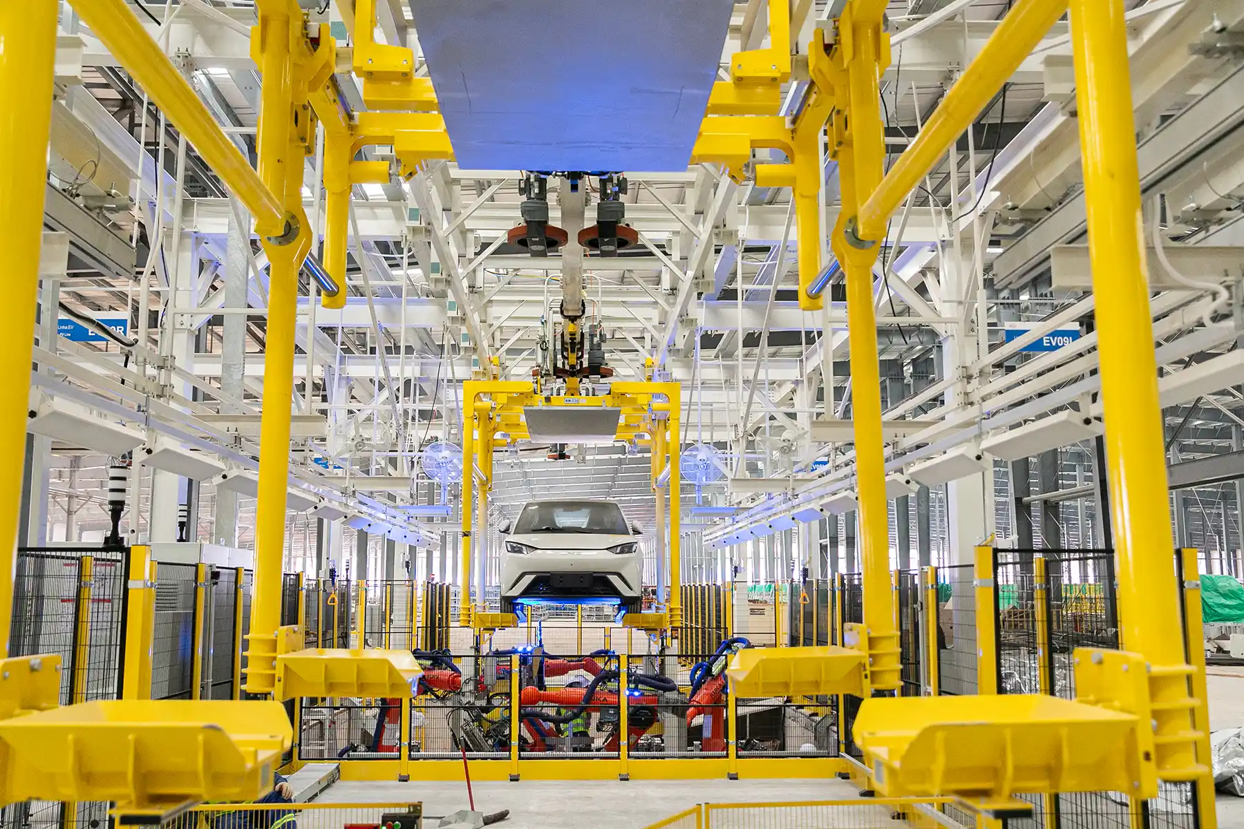 Fabrica da BYD no Brasil