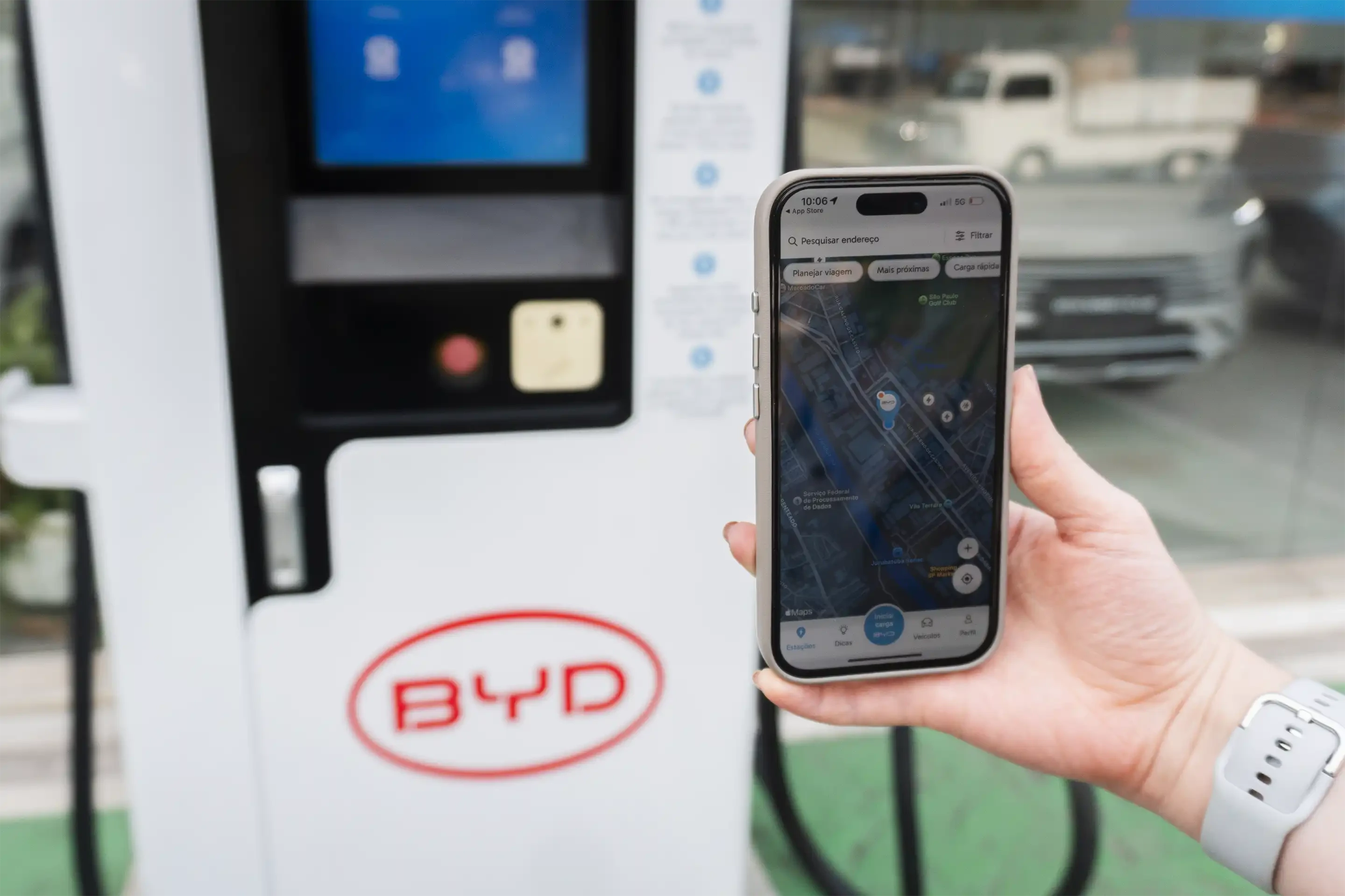 BYD Pontos de Recarga