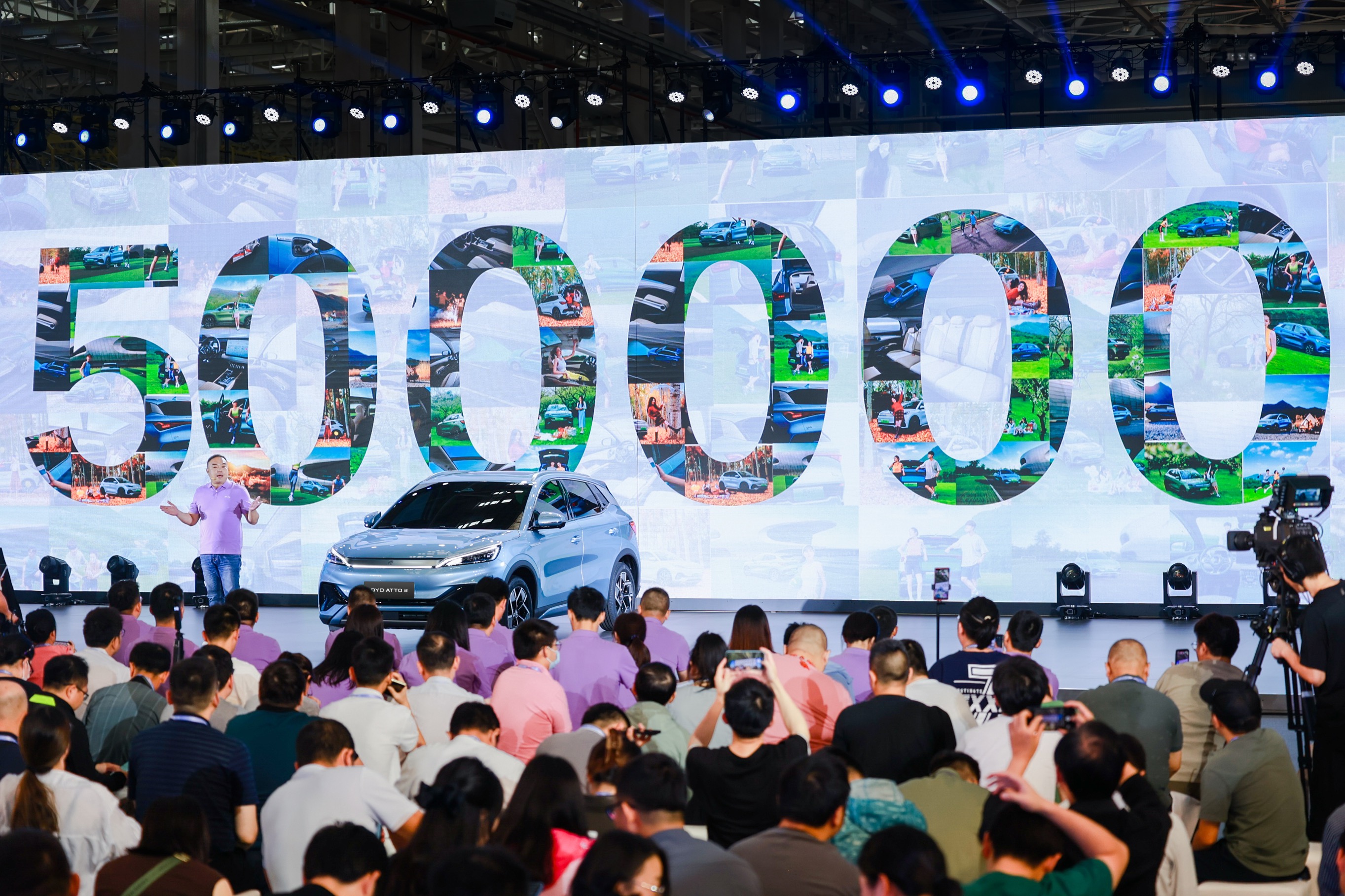 The 500,000th BYD YUAN PLUS Roll Out Press Event