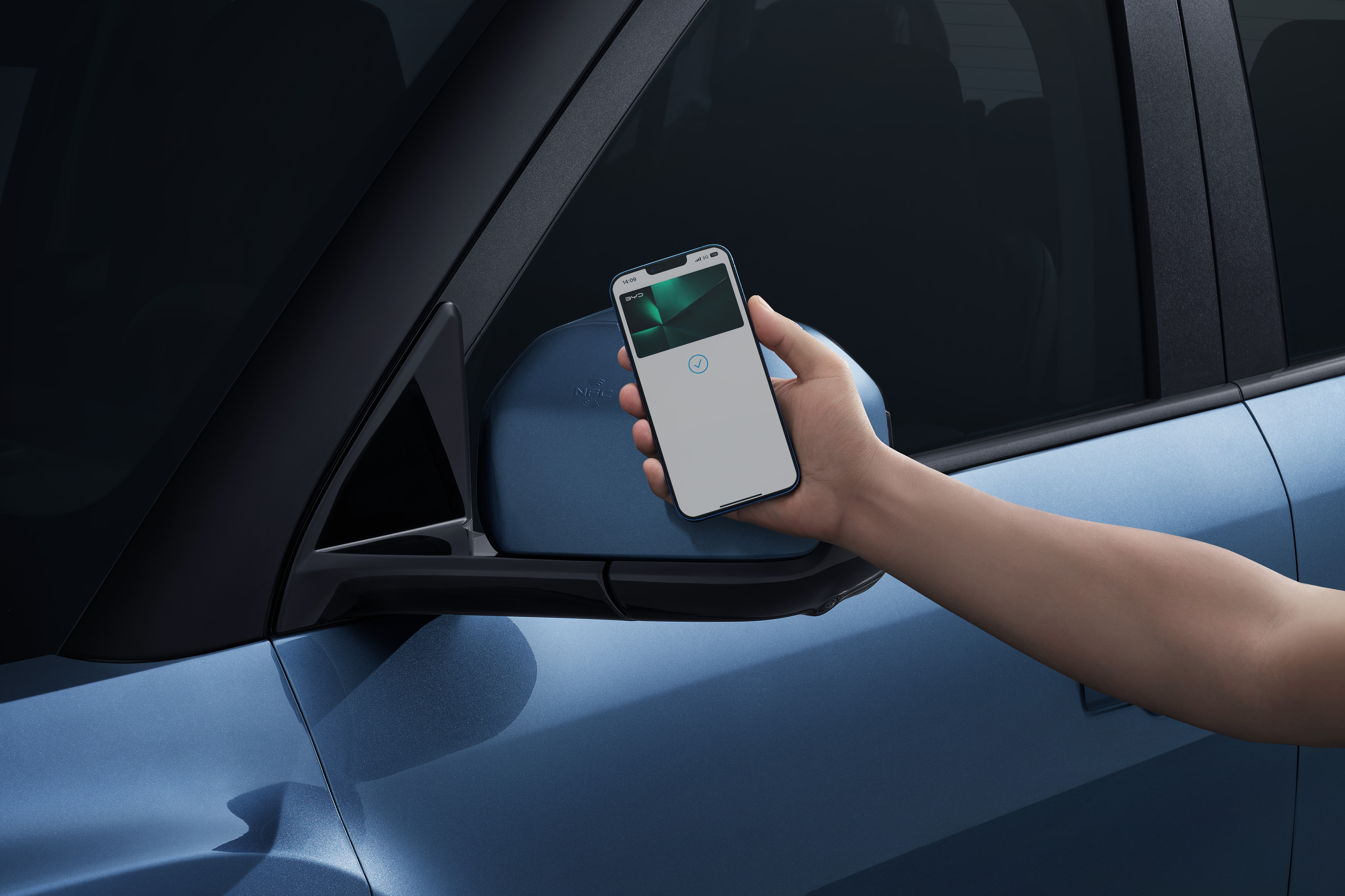 BYD SHARK NFC digital key technology