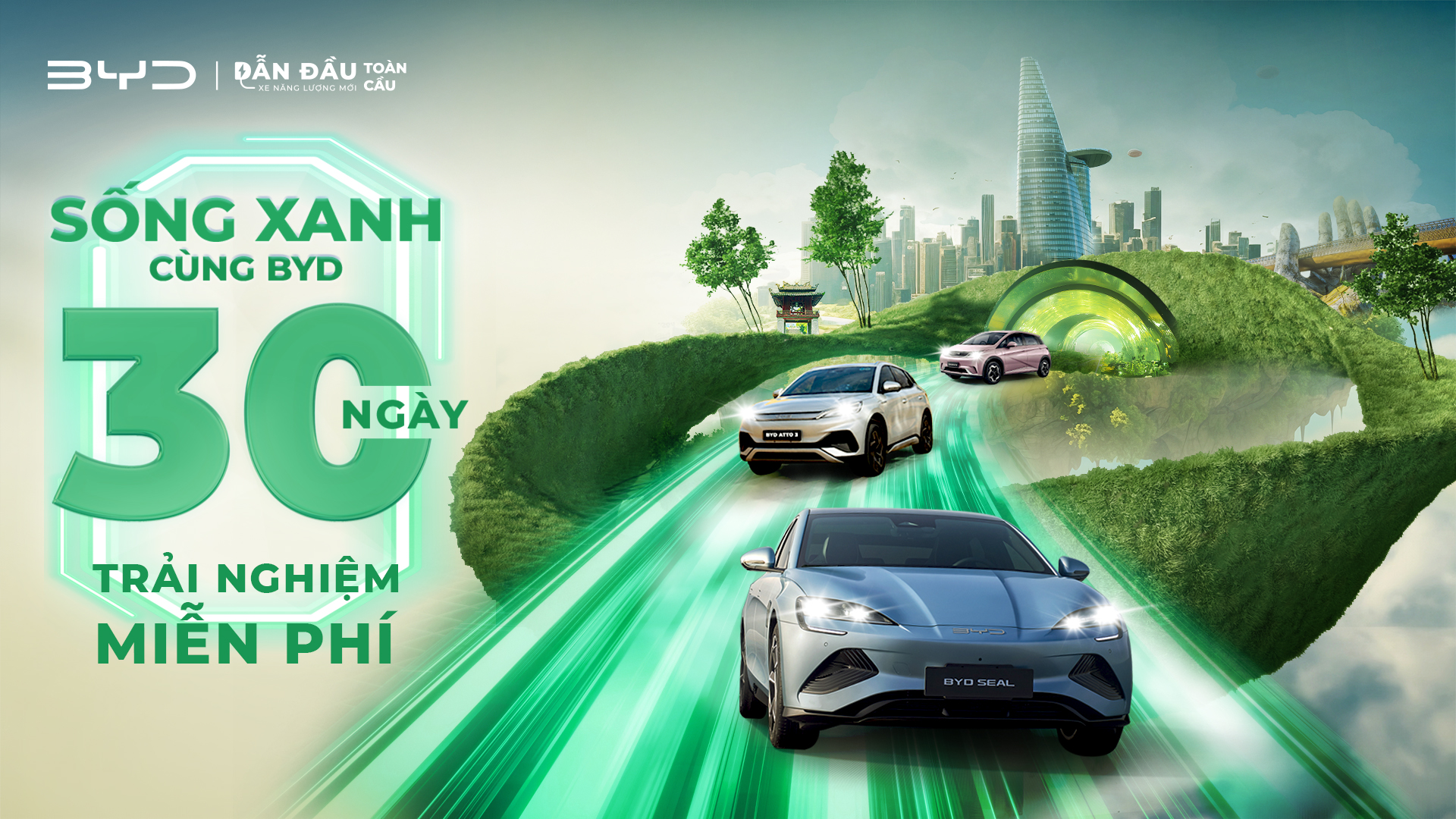 Sống Xanh Cùng BYD - Nối Vòng Xe Lớn