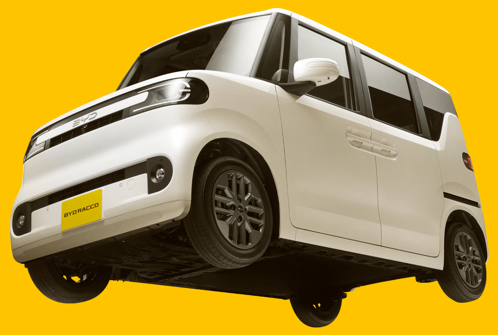 BYD RACCO 正面斜めからの外観