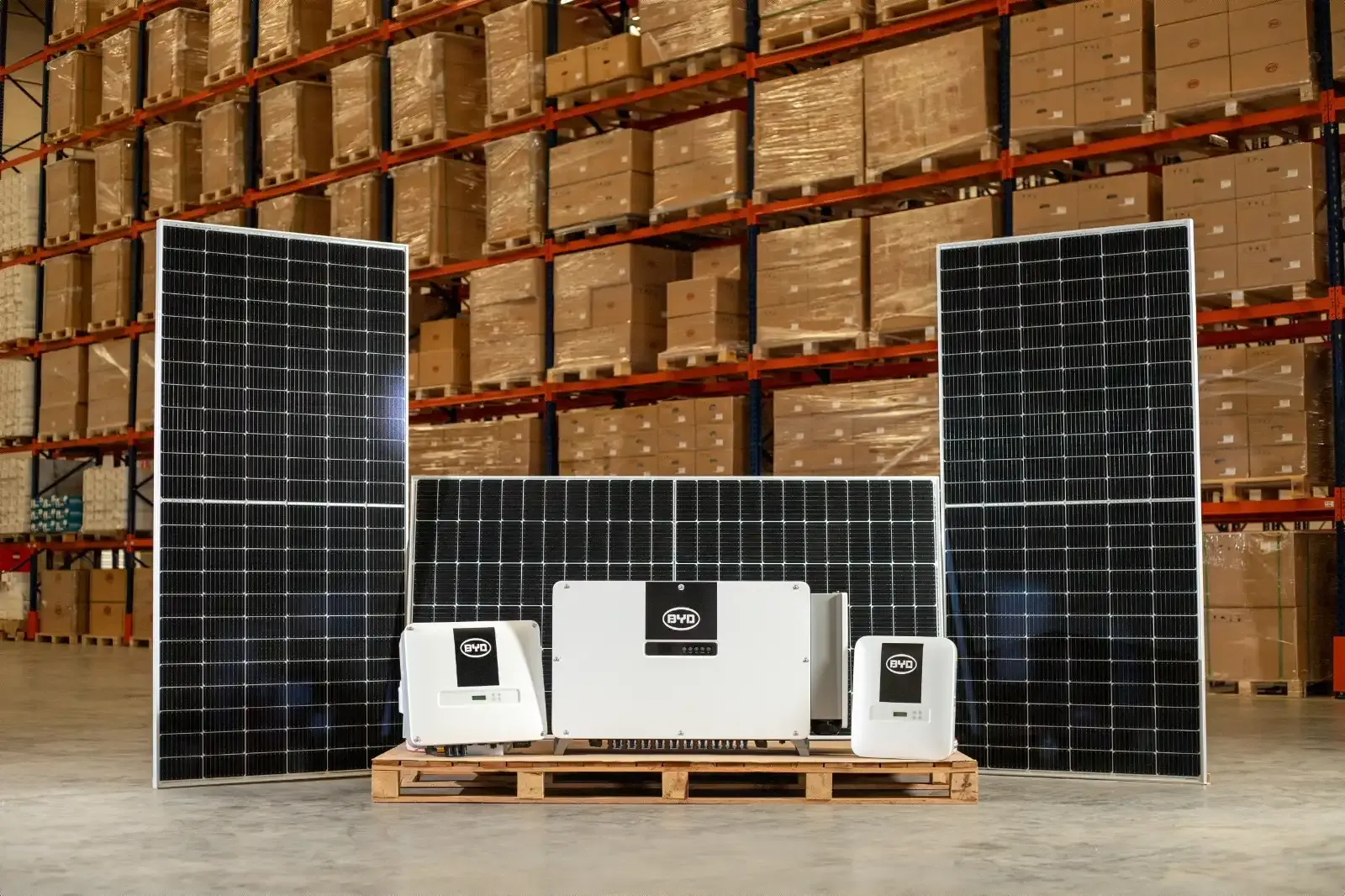 BYD Energia Painéis Solar e Armazenamento