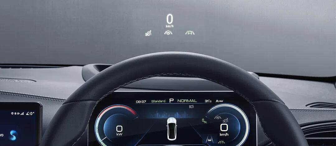 W-HUD windshield projection display