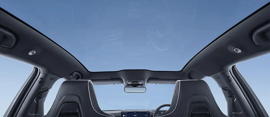Silver-Plated Panoramic Glass Roof