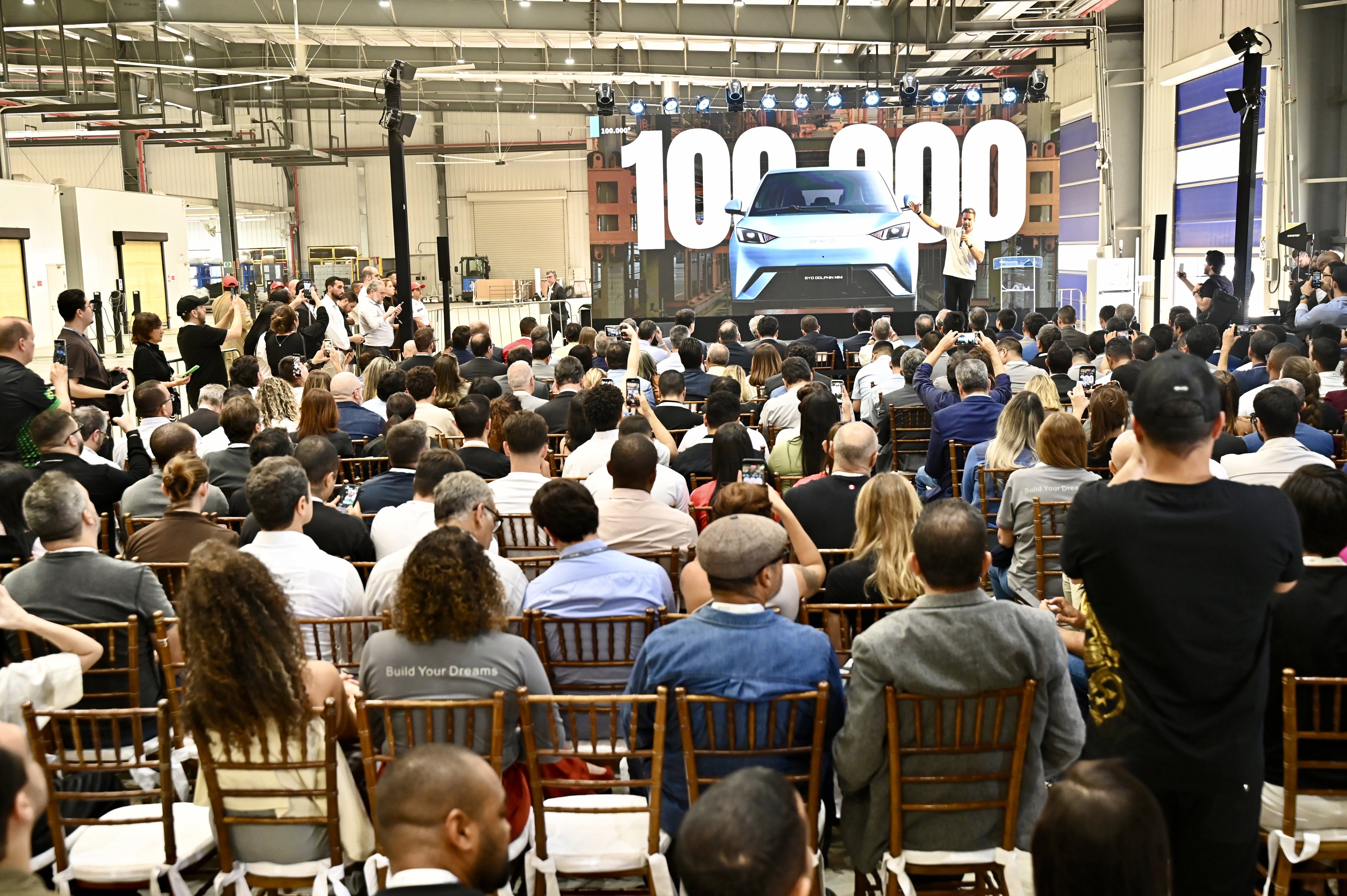 Celebration held at the Final Assembly Shop of the Camaçari complex