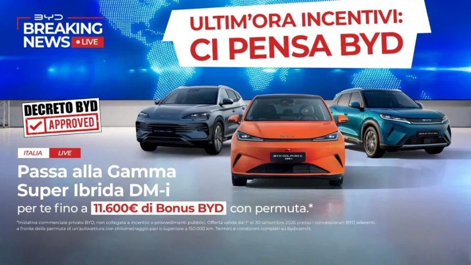 Decreto BYD”: fino a 11.600 euro di vantaggi sulla gamma Super Ibrida DM-i
