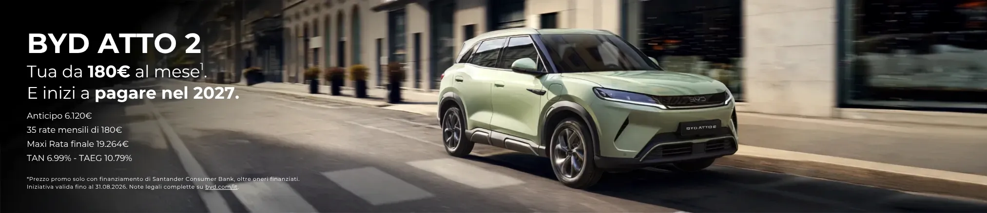Offerte e promozioni BYD ATTO 2 con Finanziamento