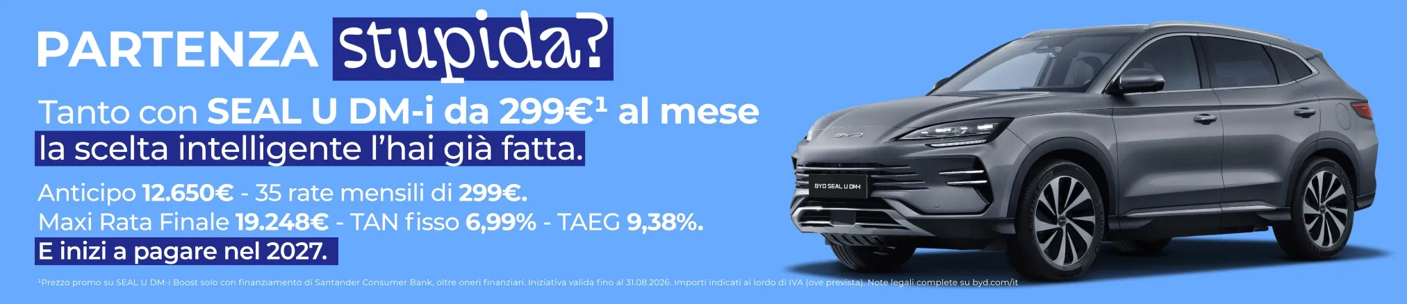 Offerte e promozioni BYD SEAL U DM-i con Finanziamento