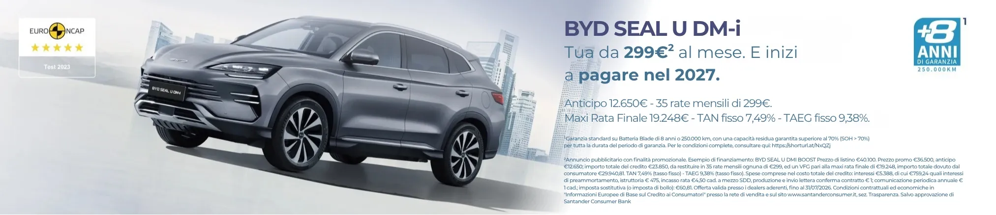 Offerte e promozioni BYD SEAL U DM-i con Finanziamento