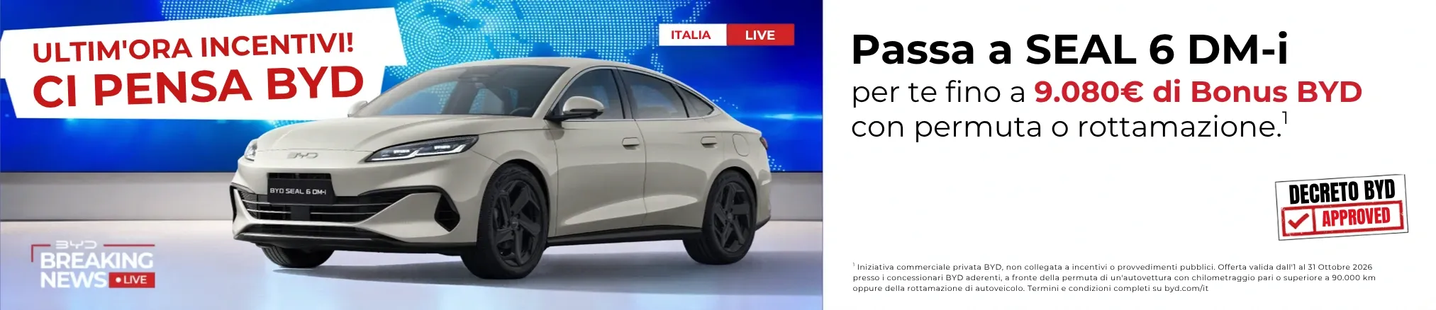 Offerte e promozioni BYD SEAL 6 DM-i con Finanziamento