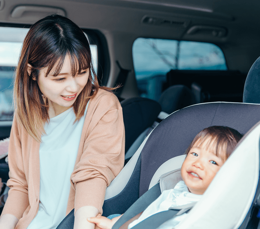 家族でチャイルドシート