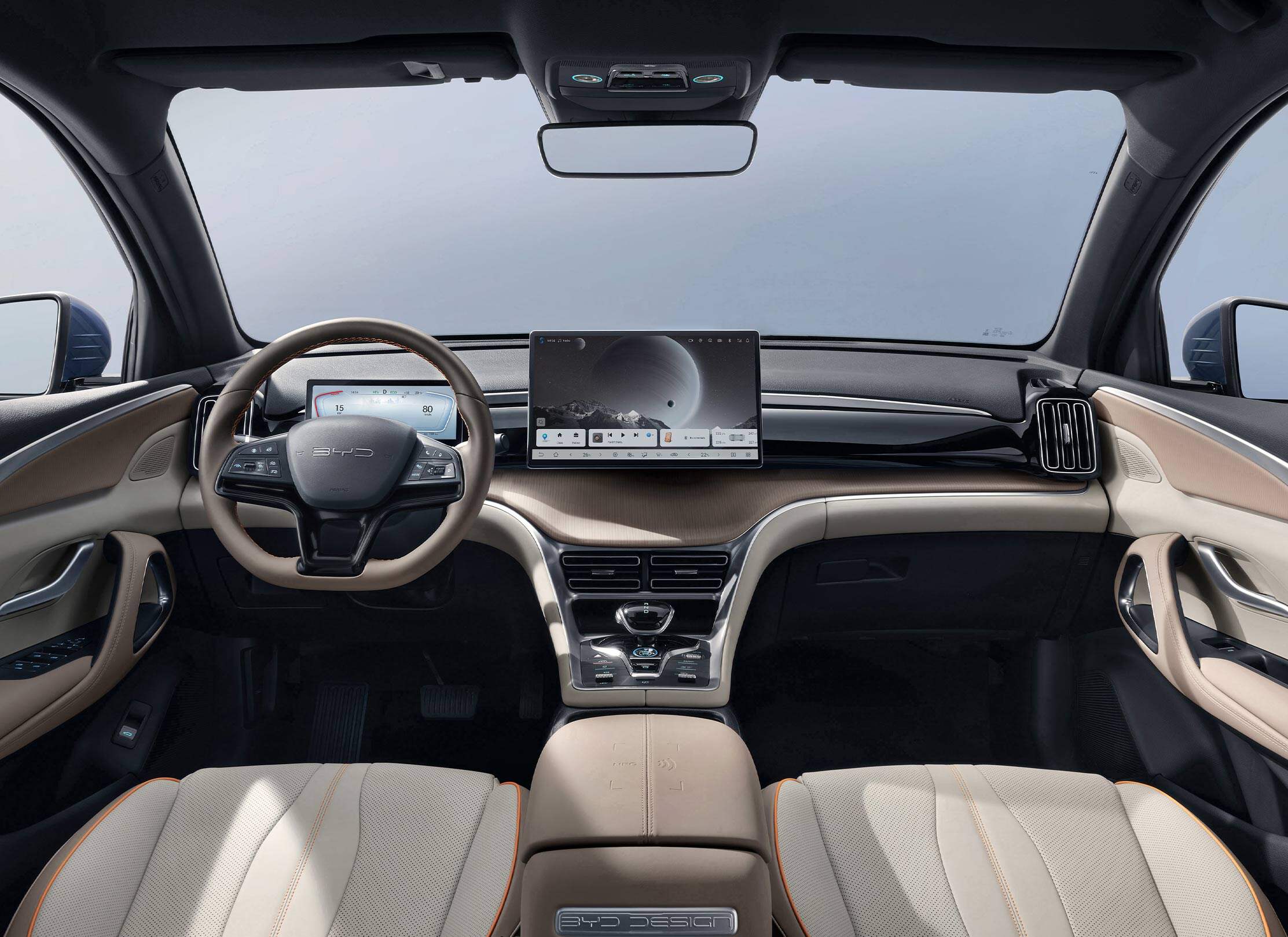 BYD SONG PRO DM-i - byd-song-pro-gl-kx005019027 - Gravel Beige interior