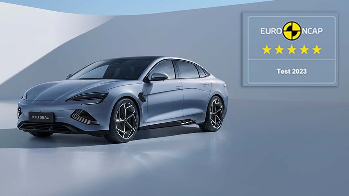 BYD Seal 5 estrelas EURO NCAP