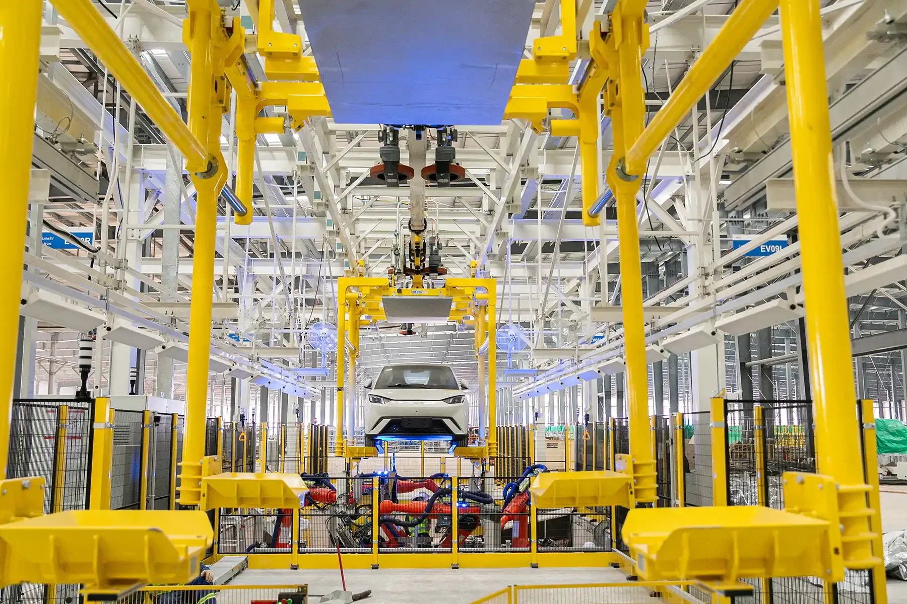 Fabrica da BYD no Brasil