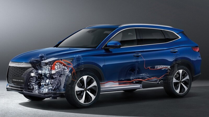 Exclusiva tecnologia híbrida do BYD  Song Plus DM-i