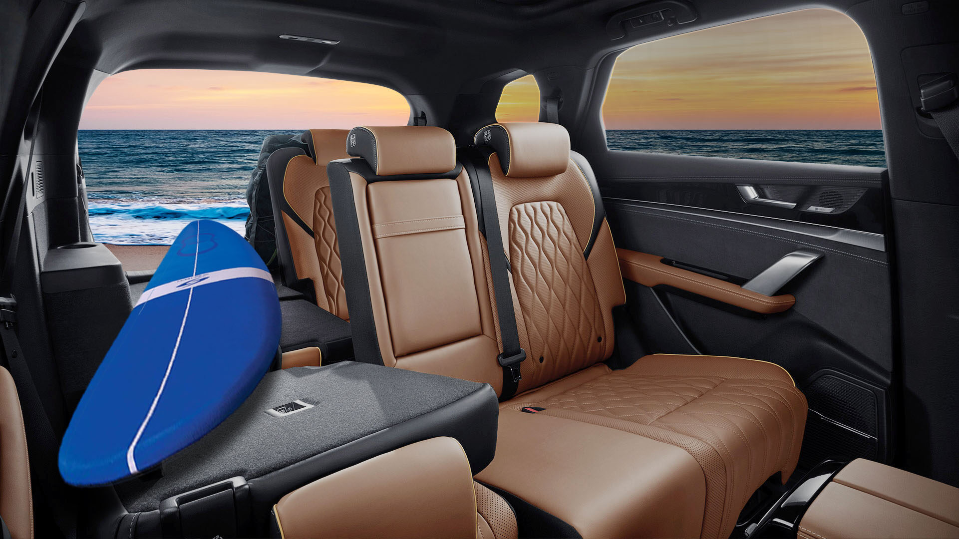 Tan espaço porta-malas