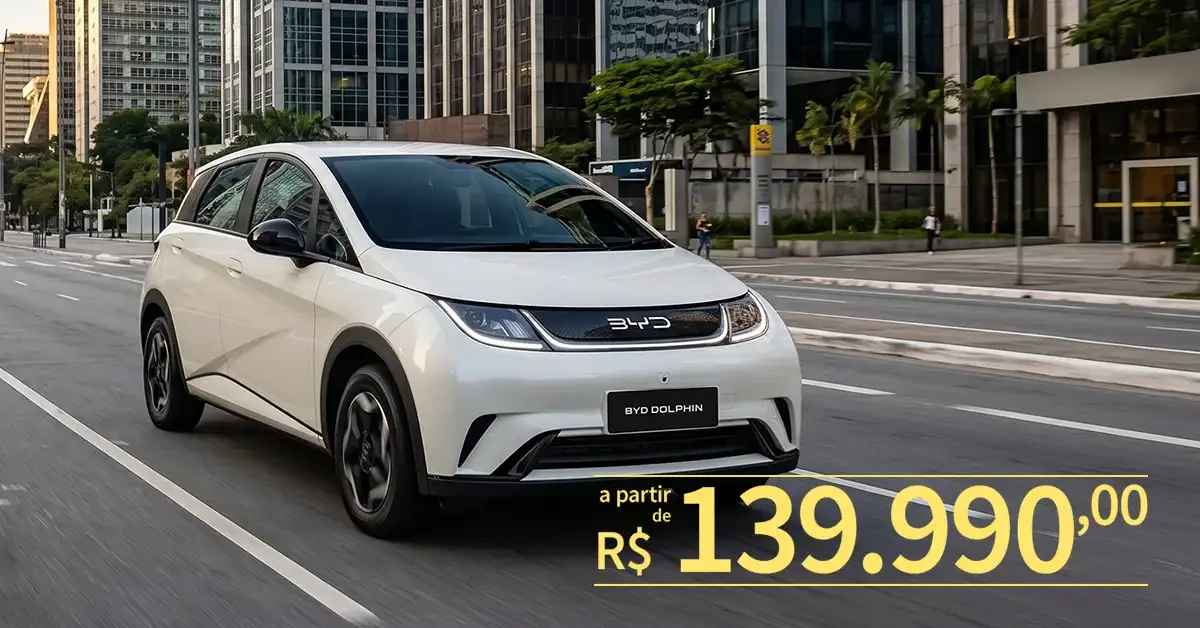 BYD Dolphin GS táxi — Por R$ 129.990,00