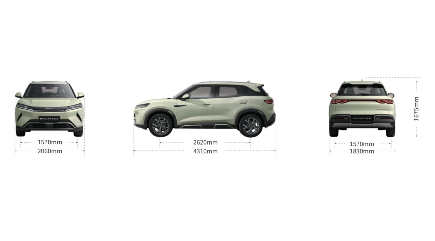 BYD ATTO 2 CONFIGURAȚIA I BYD România