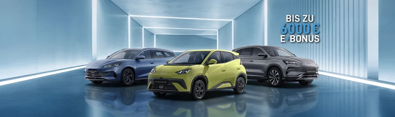 BYD E-Bonus verlängert bis Juni 2026: Rabattaktion