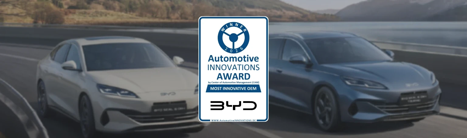BYD doppelt ausgezeichnet beim AutomotiveINNOVATIONS Award 2026 