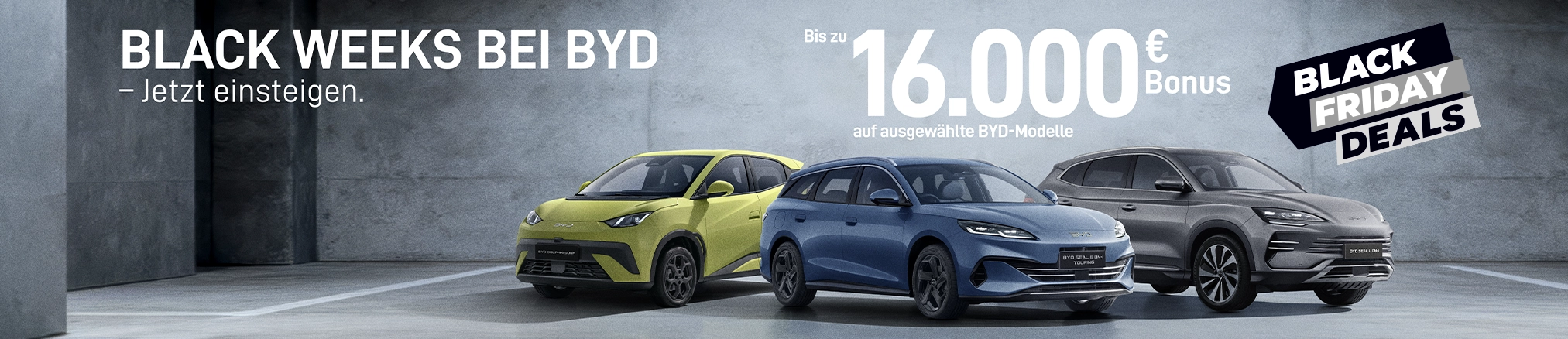 BYD Banner für Black Friday Weeks 2025