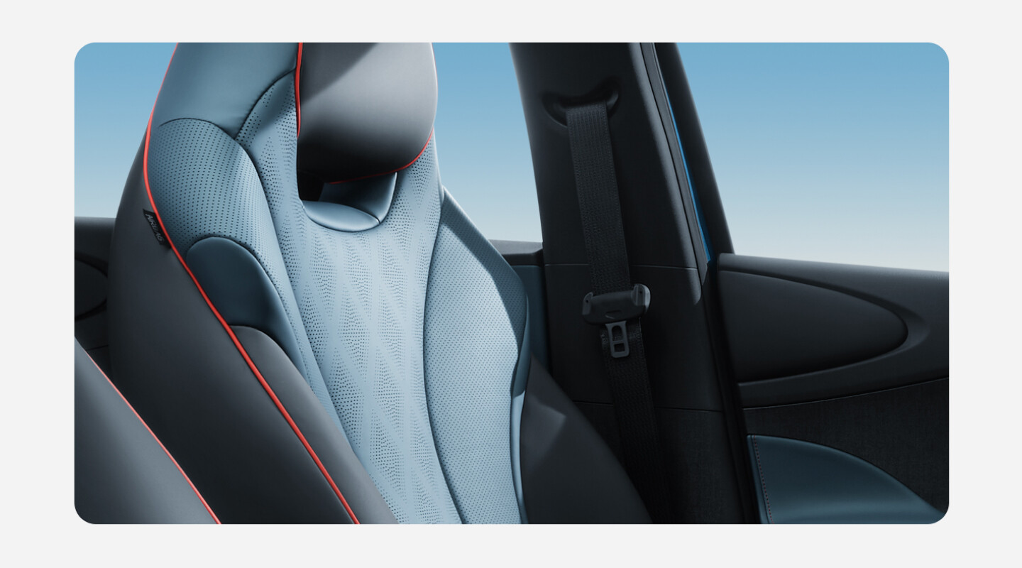 Sustainable vegan leather seats