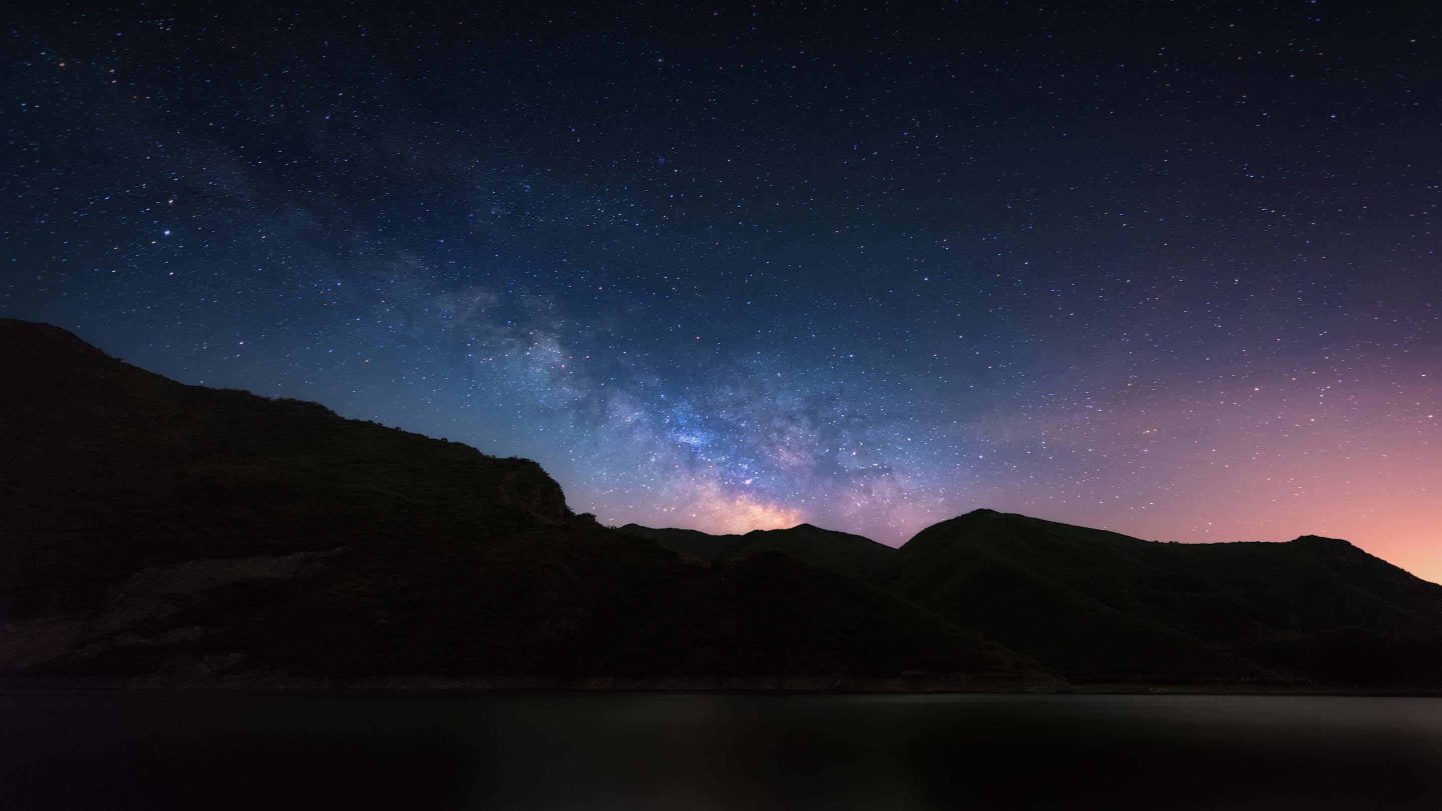 Cielo estrellado de noche