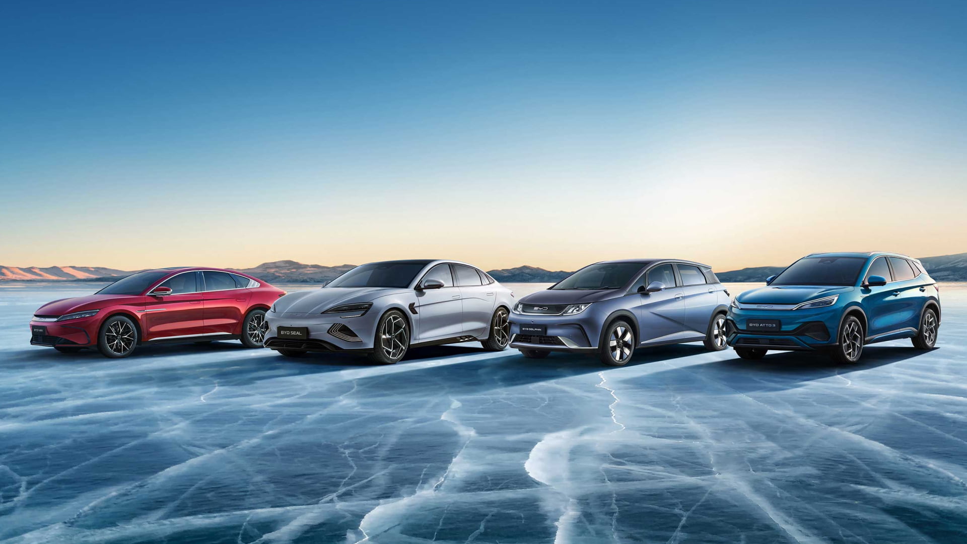 The BYD product portfolio in Italy