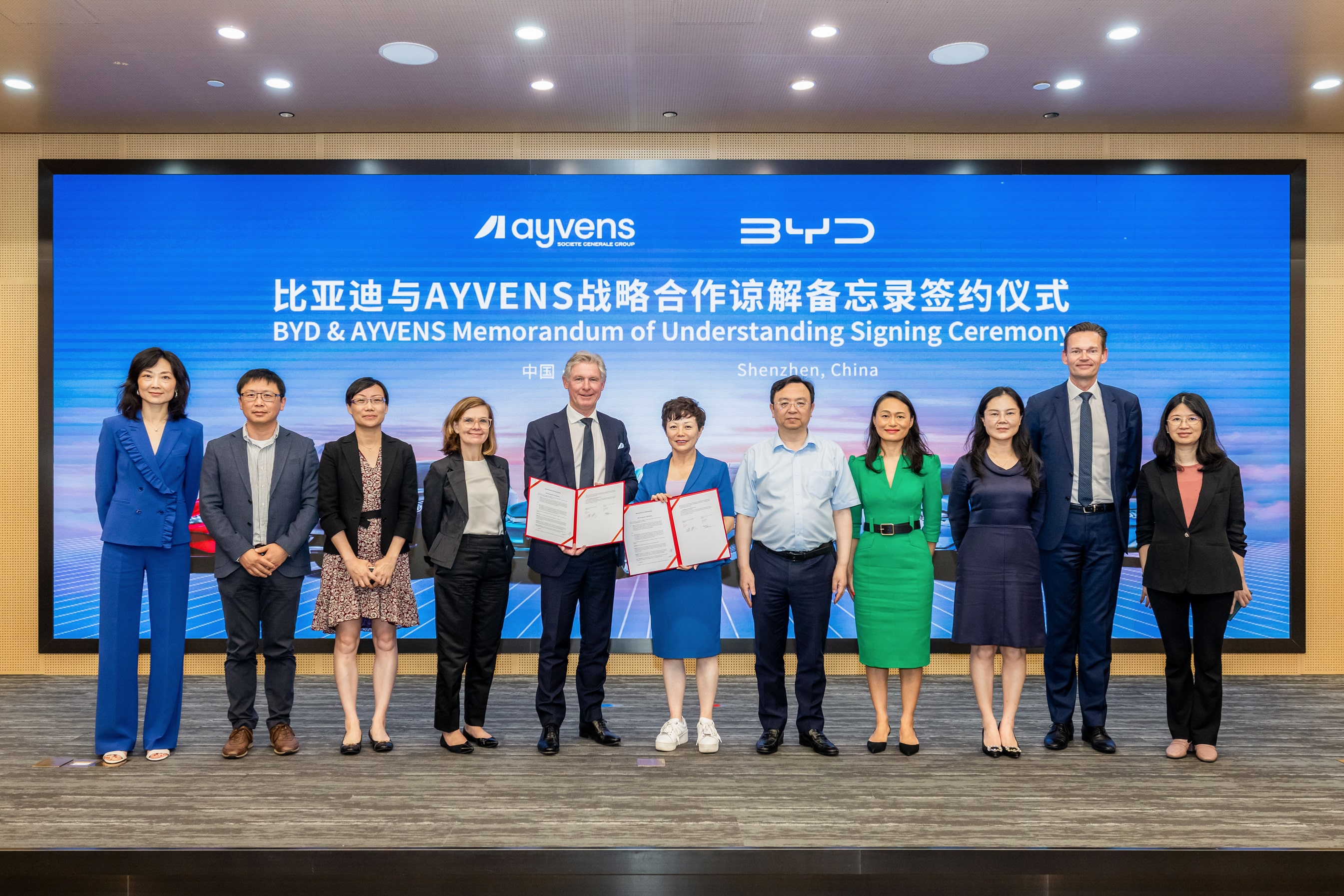 BYD & Ayvens MoU Signing Ceremony Group Photo