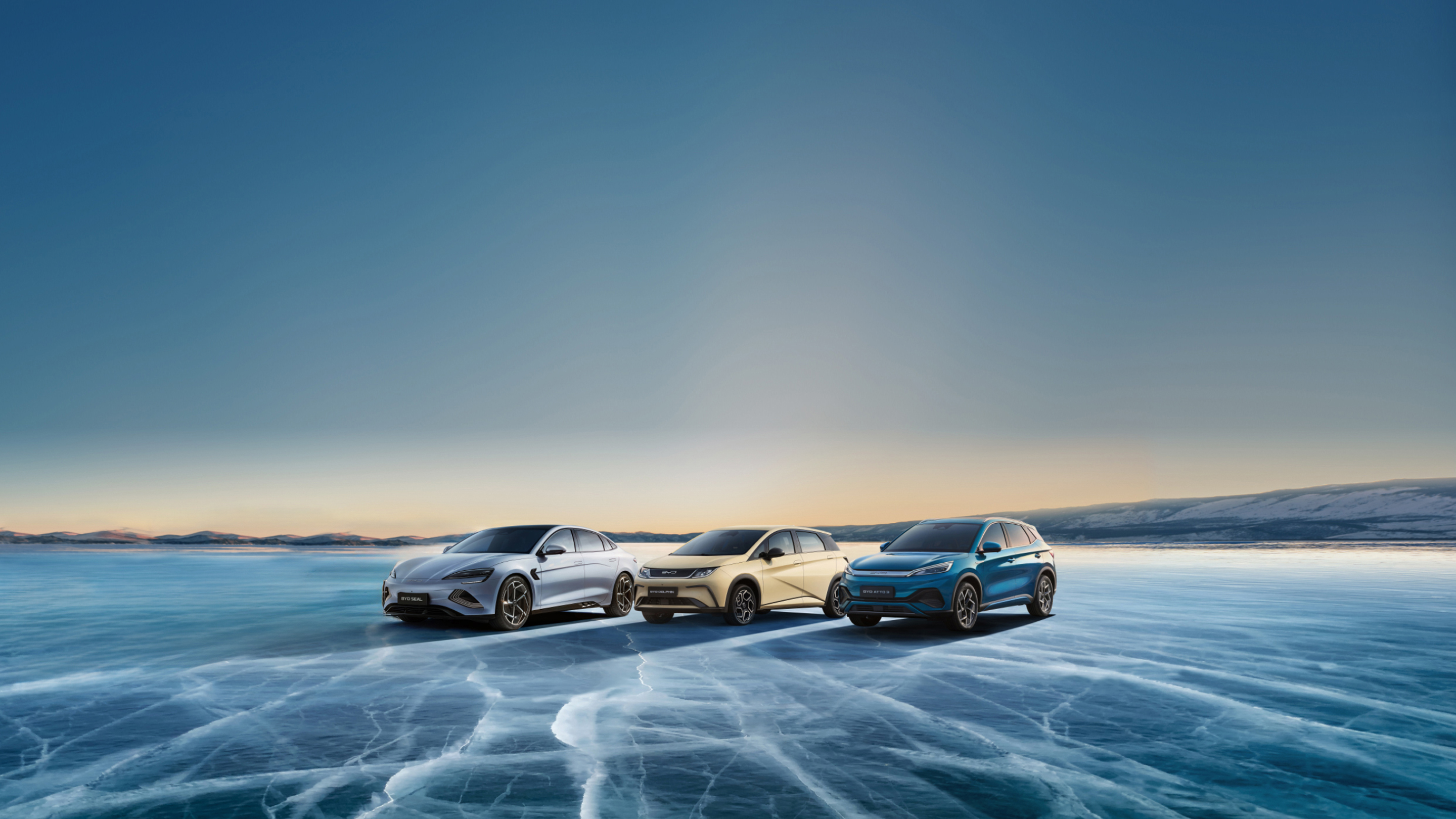 BYD Seal, BYD Dolphine and BYD ATTO 3