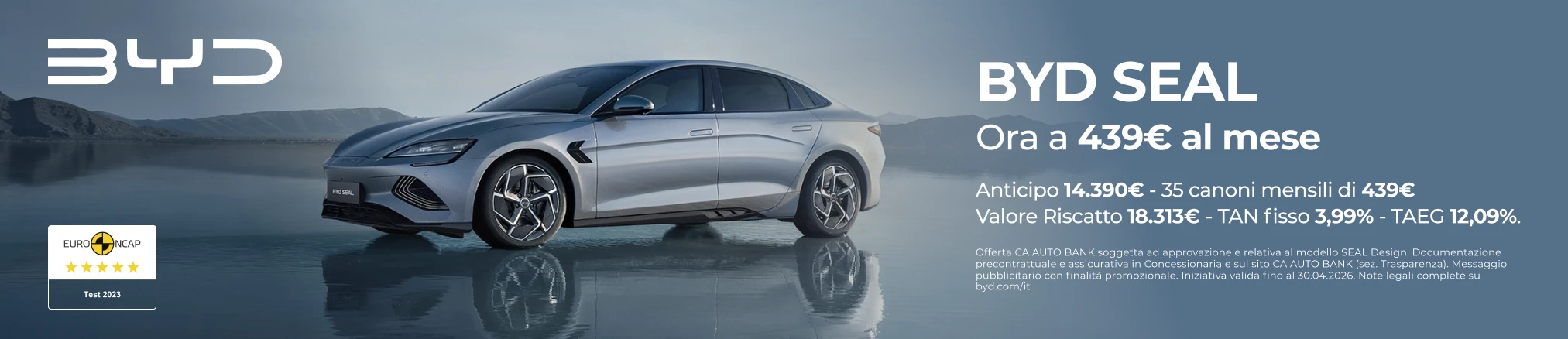 Offerte e promozioni BYD SEAL con Leasing Privati