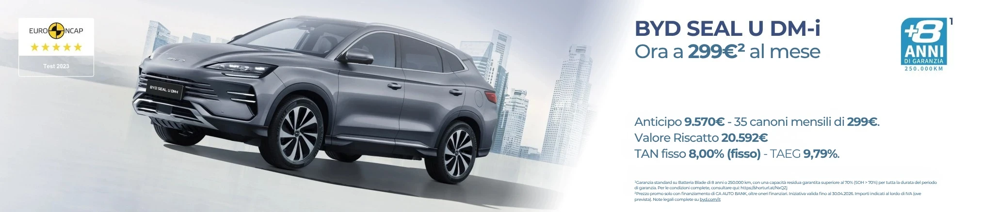 Offerte e promozioni BYD SEAL U DM-i con Leasing Privati