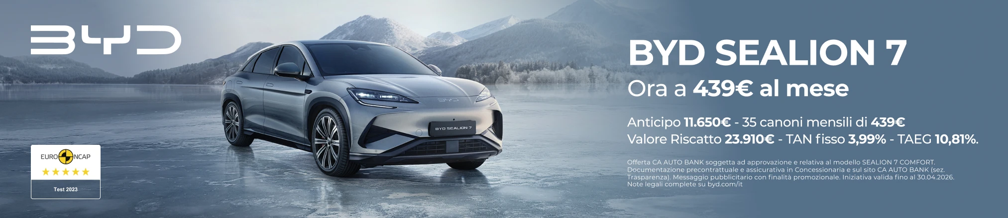 Offerte e promozioni BYD SEALION 7 con Leasing Privati