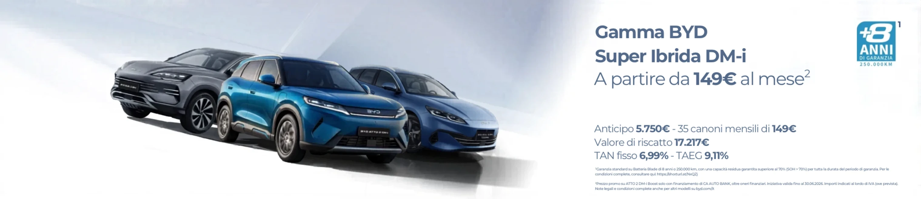 Offerte Gamma Ibrida Super DM-i: Promozioni con Leasing Privati