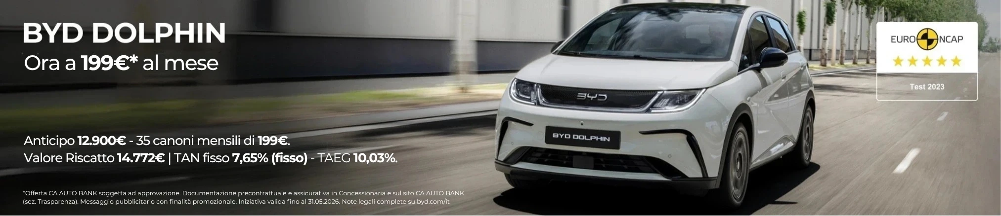 Offerte e promozioni BYD Dolphin con Leasing Privati