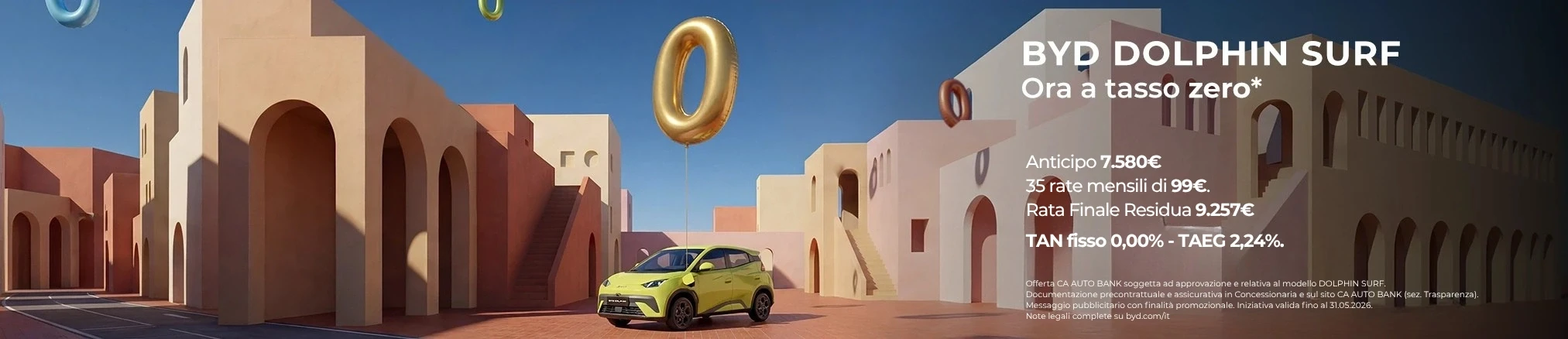 Offerte e promozioni BYD Dolphin Surf con Leasing Privati