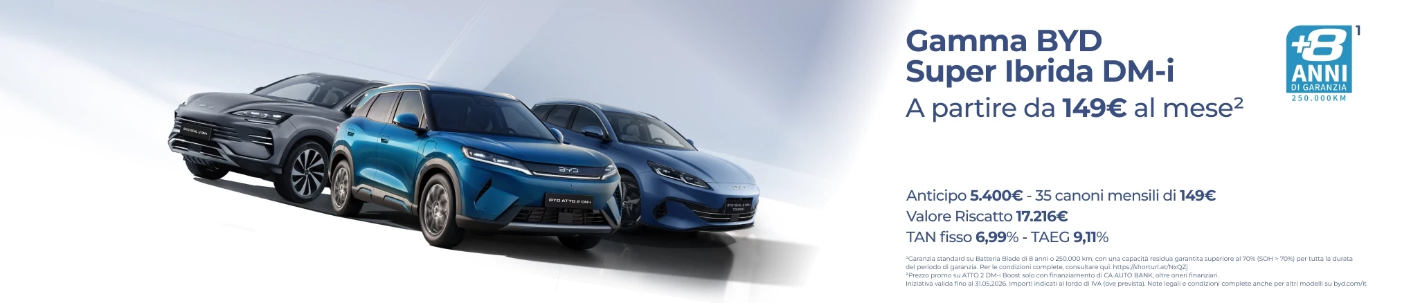 Offerte Gamma Ibrida Super DM-i: Promozioni con Leasing Privati