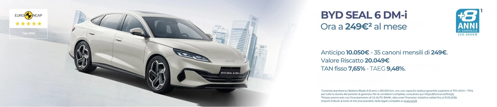 Offerte e promozioni BYD SEAL 6 DM-i con Leasing Privati