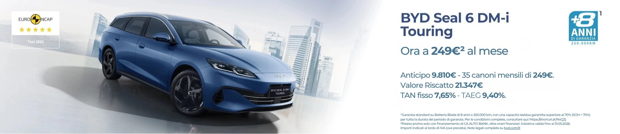 Offerte e promozioni BYD SEAL 6 DM-i TOURING con Leasing Privati