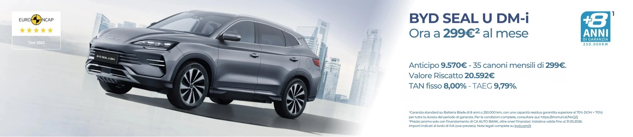 Offerte e promozioni BYD SEAL U DM-i con Leasing Privati