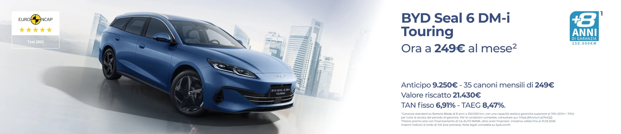 Offerte e promozioni BYD SEAL 6 DM-i TOURING con Leasing Privati