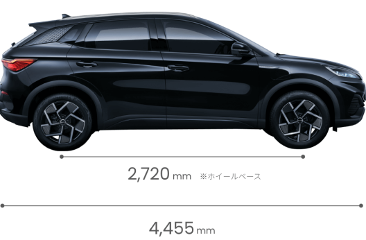 BYD ATTO 3 側面サイズ