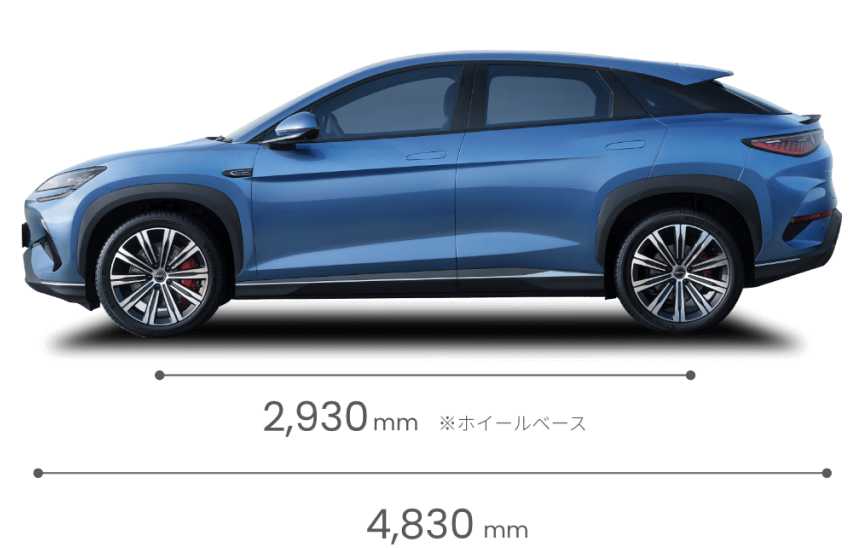 BYD SEALION 7 側面サイズ