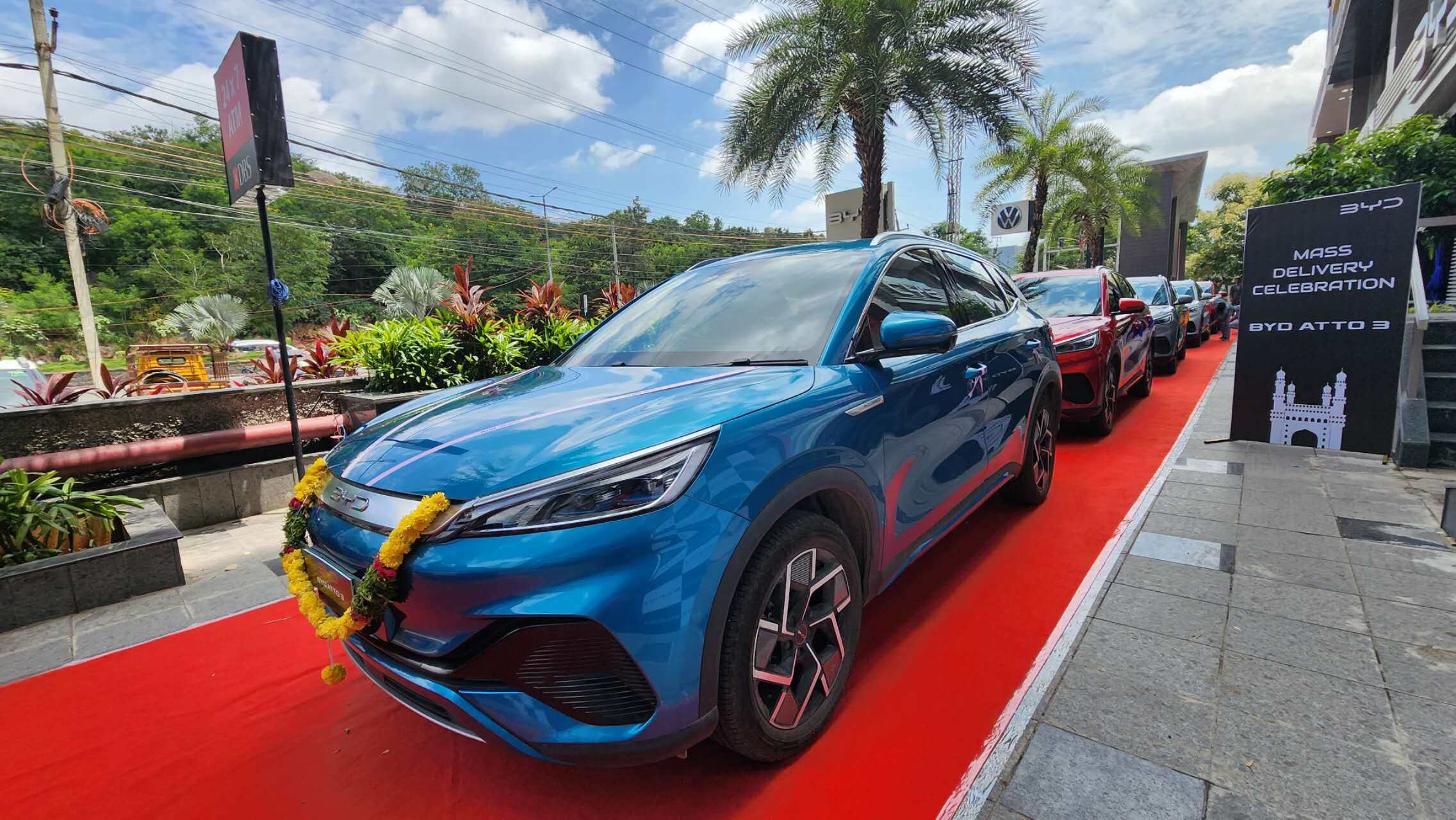 BYD ATTO 3 Delivery on Red Carpet India
