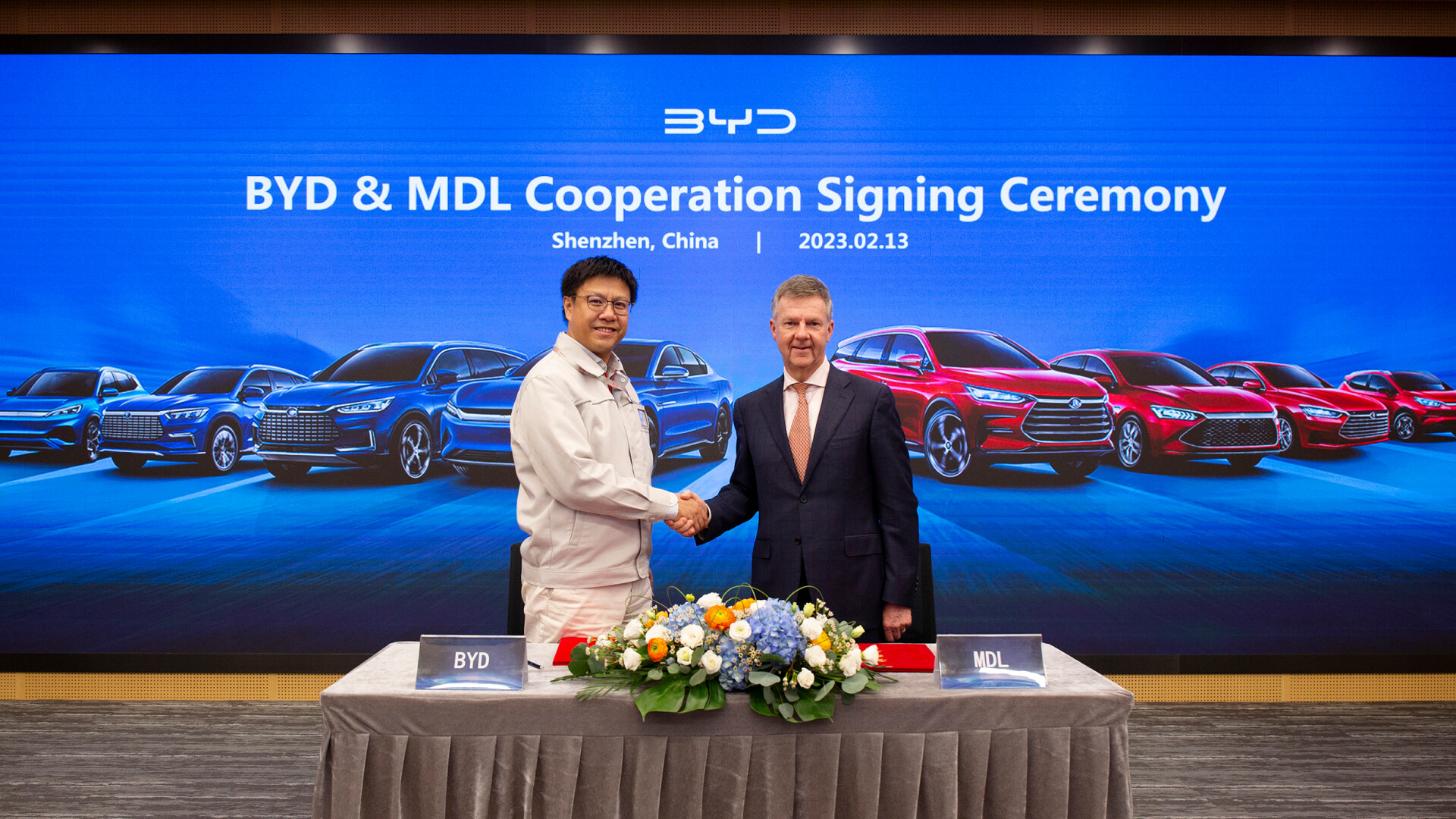 BYD & MDL Cooperation Signing Ceremony