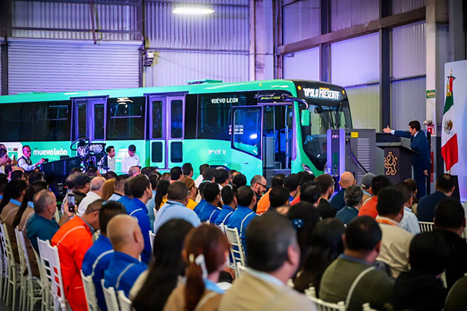 BYD Electric Bus Chassis Delivery Ceremony in Nuevo León, Mexico