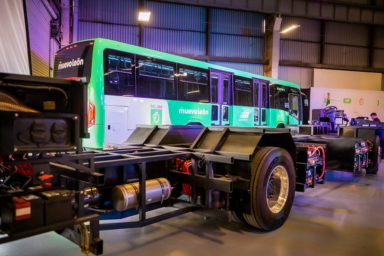 BYD Electric Bus Chassis Delivery Ceremony in Nuevo León, Mexico