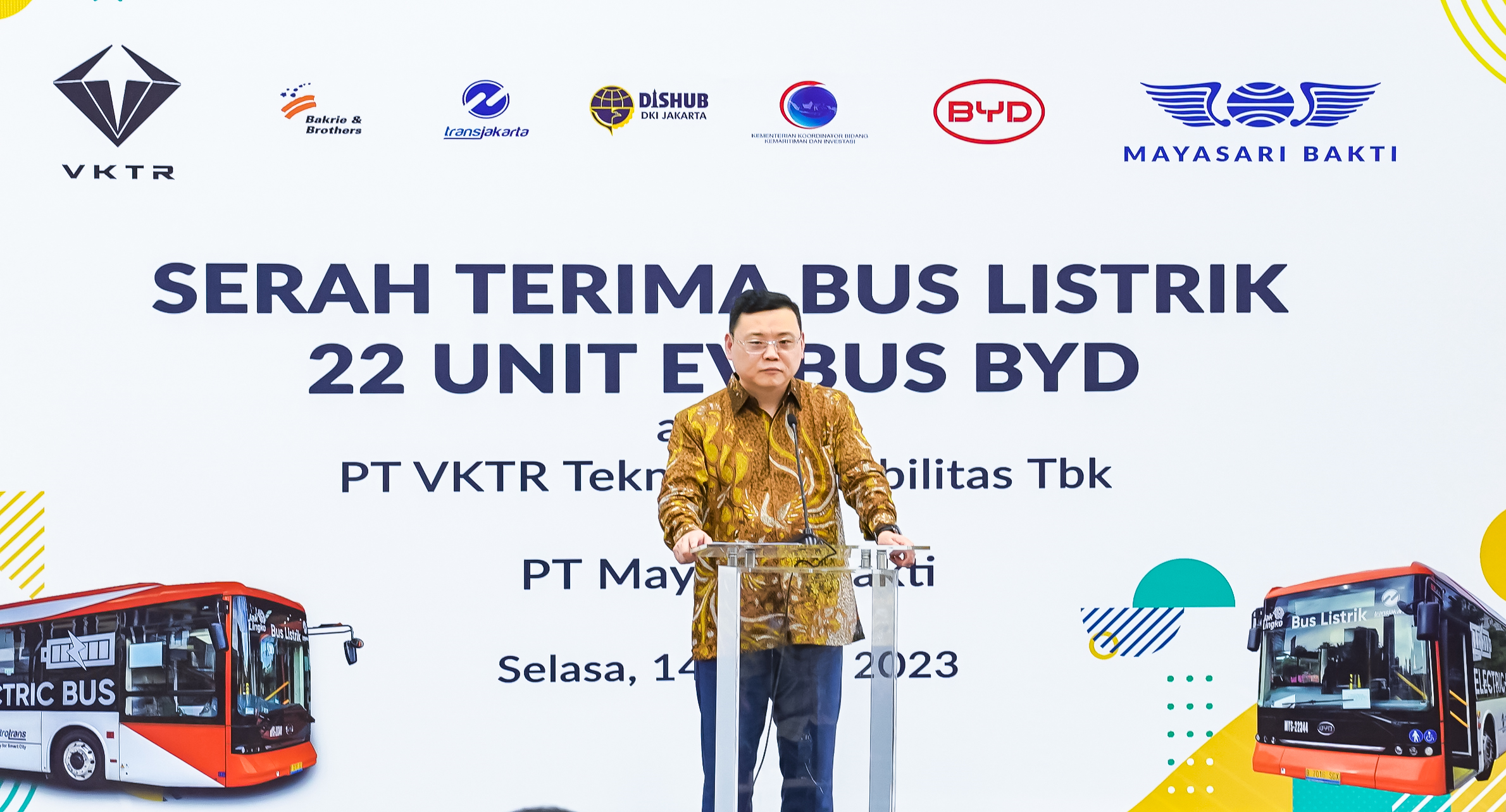 Speech by Tian Chunlong, President of the Commercial Vehicle Unit of BYD