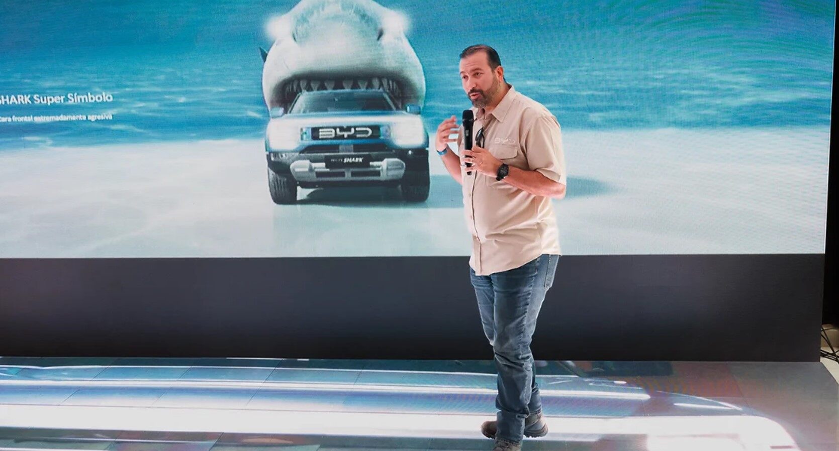 BYD Shark Panama Launch Speaker